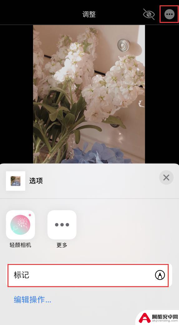 苹果手机照片怎么涂刷