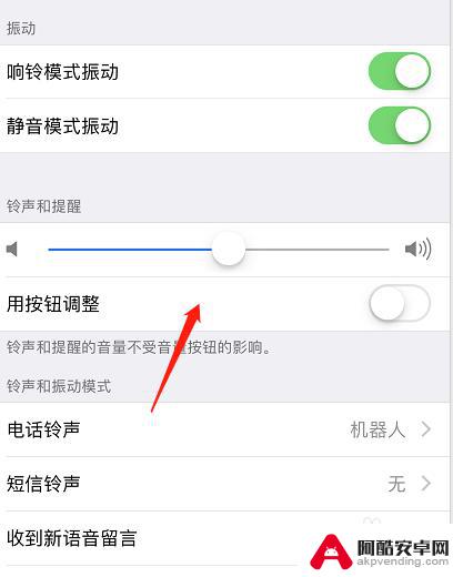 苹果手机的声音怎么调大