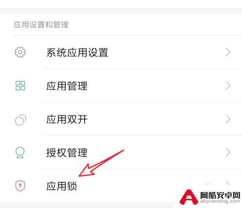 手机如何设应用权限密码