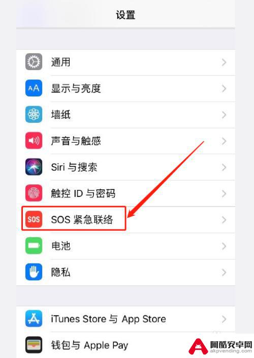 苹果手机怎么设置紧急号码