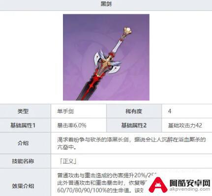 新手原神选什么属性的武器